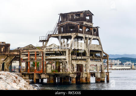 Usine de torpilles abandonnée à Rijeka, Croatie Banque D'Images