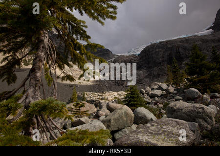 Joffre Lakes Provincial Park, Sea to Sky, Colombie-Britannique, Canada Banque D'Images