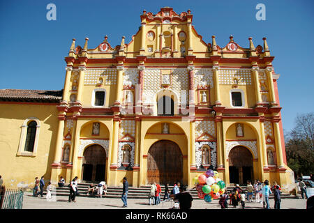 San Cristobal de las Casas, Chiapas État/Mexique 21/12/2008. Catedral de San Cristóbal de las Casas ou San Cristóbal de las Casas cathédrale. Banque D'Images