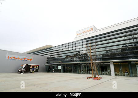 Chiba, Japon. Feb 8, 2019. Arène Kikkoman le basket-ball en fauteuil roulant : Women's International Match amical entre le Japon 51-61 Pays-Bas à Kikkoman Arena à Chiba, Japon . Credit : Naoki Nishimura/AFLO SPORT/Alamy Live News Banque D'Images