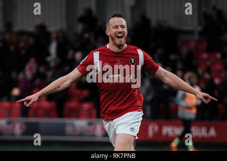 Adam Rooney. Salford City FC. Banque D'Images