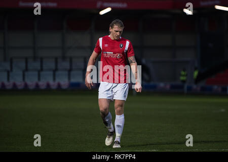 Carl Piergianni. Salford City FC. Banque D'Images