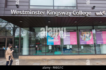 Westminster Kingsway College,Grays Inn Road, Londres, WC1, UK Banque D'Images