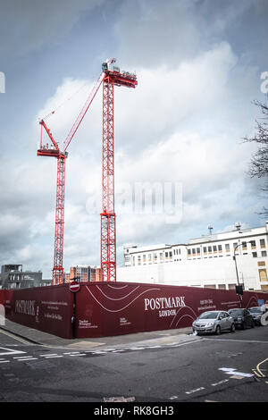 Cachet- Taylor Wimpey, Mount Pleasant Mail Center, Farringdon Road, London, EC1, UK Banque D'Images