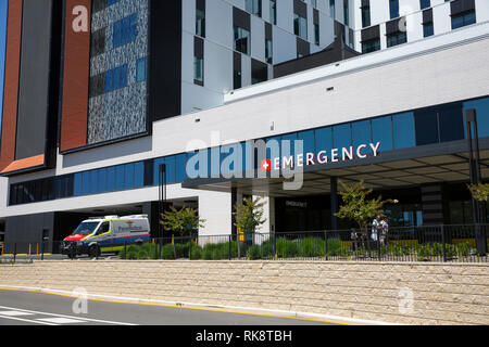 Plages du nord de l'hôpital de soins médicaux publics et privés , ouvert à la fin de 2018 et est situé dans la région de Frenchs Forest,Sydney, Australie Banque D'Images