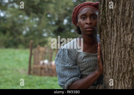 DATE DE SORTIE : 2019 TITRE : Harriet STUDIO : Focus : Kasi Lemmons directeur Résumé : Basé sur l'histoire de Harriet Tubman iconique freedom fighter, s'échapper de l'esclavage et autres missions pour libérer des dizaines d'esclaves à travers le chemin de fer souterrain face au développement de l'adversité avant la guerre civile. Avec : Cynthia comme ERIVO Harriet Tubman. (Crédit Image : © Focus/photos) Banque D'Images