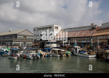Port de Jaffa, Tel Aviv, Israël Banque D'Images