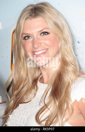 Anna Williamson arrive pour le Disney's 'Planes' Projection spéciale, l'Odéon, Leicester Square, Londres Banque D'Images