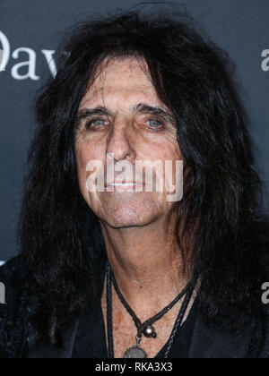 Californie, USA. 9 Feb 2019. Singer Alice Cooper (Vincent Damon Furnier) arrive à l'Académie de l'enregistrement et Clive Davis' 2019 pre-GRAMMY gala tenu à l'hôtel Beverly Hilton le 9 février 2019 à Beverly Hills, Los Angeles, Californie, États-Unis. (Photo par Xavier Collin/Image Crédit : Agence de Presse) L'agence de presse Image/Alamy Live News Banque D'Images