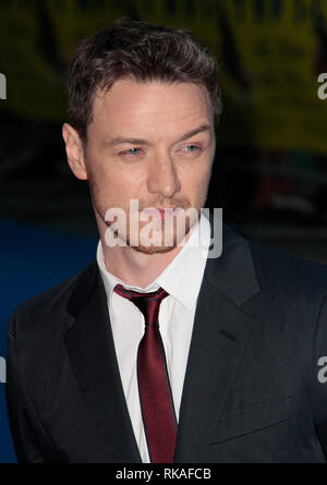 'Crasse' - London Premiere, Tapis Rouge : James McAvoy arrive Banque D'Images