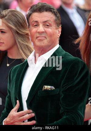 Sylvester Stallone arrive à l'usure 3 Première Mondiale, l'Odéon, Leicester Square Banque D'Images