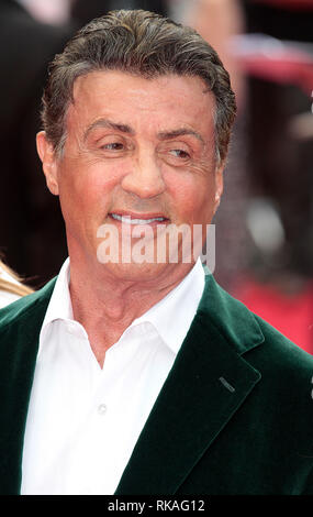 Sylvester Stallone arrive à l'usure 3 Première Mondiale, l'Odéon, Leicester Square Banque D'Images