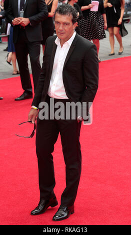 Antonio Banderas arrive à l'usure 3 Première Mondiale, l'Odéon, Leicester Square Banque D'Images