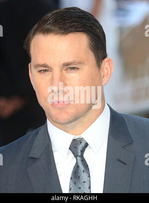 30 juin 2015 - Channing Tatum assiste à la 'Magic Mike XXL' première Européenne à vue West End, Leicester Square à Londres, en Angleterre. Banque D'Images