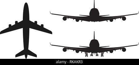 Plan détaillé de haute silhouette vecteur illustration, solide, isolé sur blanc. Illustration de Vecteur