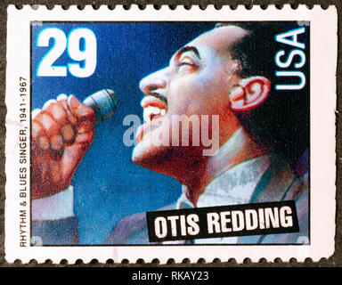 Otis Redding sur timbre américain Banque D'Images