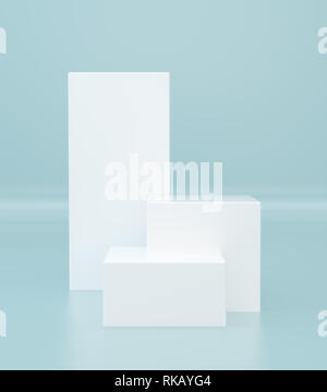 Cube Blanc sur fond de page261 Banque D'Images