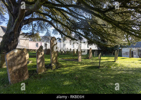 L'église paroissiale de St Petroc, TOTNES, Devon, Angleterre Banque D'Images