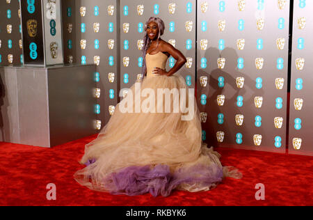 Cynthia Erivo participant à la 72e British Academy Film Awards s'est tenue au Royal Albert Hall, Kensington Gore, Kensington, Londres. Banque D'Images