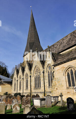 St Mary's Parish Church, Horsham, West Sussex, England, UK Banque D'Images