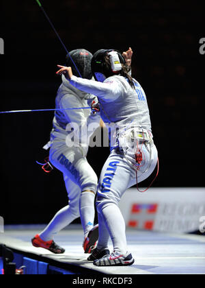 Turin, Italie. 10 fév, 2019. Volpi lors de la GRAND PRIX D'ESCRIME DE fioretto à Turin Italie 10 Février 2019 : Crédit Photo Agency indépendante/Alamy Live News Banque D'Images