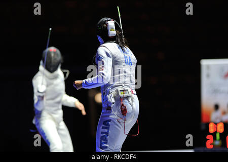 Turin, Italie. 10 fév, 2019. Volpi lors de la GRAND PRIX D'ESCRIME DE fioretto à Turin Italie 10 Février 2019 : Crédit Photo Agency indépendante/Alamy Live News Banque D'Images