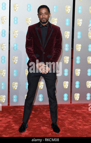 Londres, Royaume-Uni. 10 fév, 2019. Londres, Royaume-Uni. 10 février 2019 : Lakeith Stanfield arrivant pour le BAFTA Film Awards 2019 au Royal Albert Hall, Londres. Photo : Steve Sav/Featureflash Crédit : Paul Smith/Alamy Live News Banque D'Images