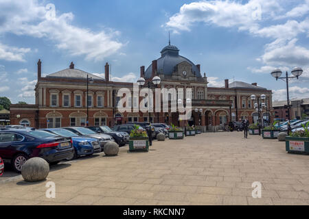 NORWICH, NORFOLK : Railway Station Banque D'Images