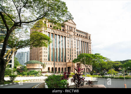 Kuala Lumpur, Malaisie. Janvier 2019. La vue de Bursa Malaysia Berhad, la bourse. Banque D'Images