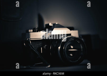 Appareil photo ancien rouleau Banque D'Images