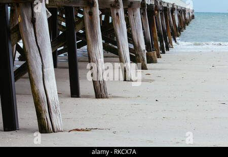 Henley Beach Pier, Adélaïde, Australie Banque D'Images