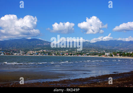 Teluk Palu Palu, du Golfe, de la ville, plage Talise Palu, Central Sulawesi, Indonésie Banque D'Images