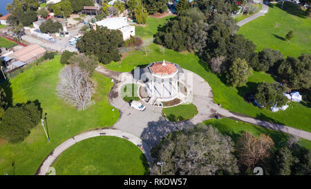 Kiosque historique au Lac Merritt, Lakeside Park, Oakland, CA, USA Banque D'Images