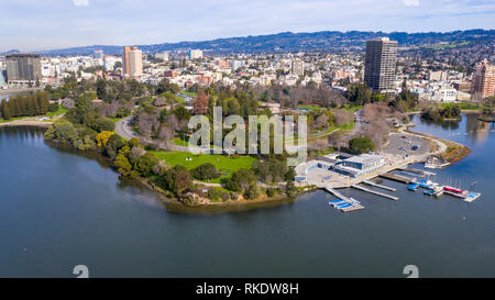 Lakeside Park, Lake Merritt, Oakland, CA, USA Banque D'Images