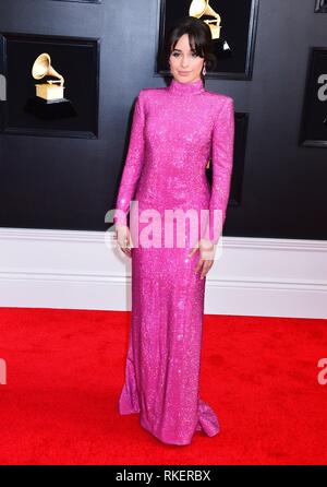 Camila Cabello aux arrivées pour 61e Grammy Awards - Arrivals, Staples Center, Los Angeles, CA 10 février 2019. Photo par : Tsuni/Everett Collection Banque D'Images