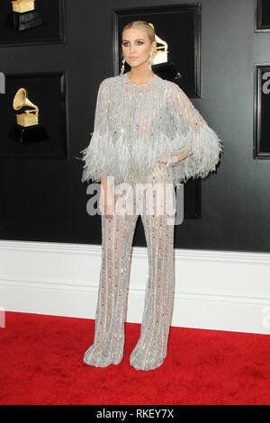 Los Angeles, Californie, USA. 10 fév, 2019. 10 février 2019 - Los Angeles, Californie - Ashlee Simpson. 61e GRAMMY Awards tenue au Staples Center. Photo Credit : Crédit : AdMedia AdMedia/ZUMA/Alamy Fil Live News Banque D'Images