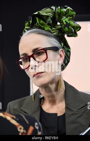 11 Février, 2019. Caryn Franklin MBE,Discussion 'Let's Talk:Comment je veux que la mode d'être présenté à Londres, Pur me'Olympia, London.UK Crédit : michael melia/Alamy Live News Banque D'Images