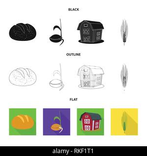 Graines,pain,grenier,orge,grandir,des,root,hiver,industrie,nourriture,printemps,automne,petit déjeuner,eco,spike,chignon,dur,germination germination,sain,remise,Culture,pain,processus,vert,snack,DE,plantation,chalet,agriculture,agriculture,usine,seigle blé,maïs,grain,récolte,ferme,,champ,set,icône,,illustration,collection,isolé,design,graphisme,élément vecteur vecteurs,signer , Illustration de Vecteur