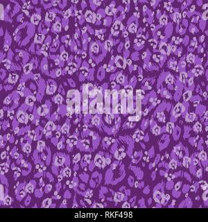 Fond Violet Leopard. Résumé motif transparent. Peau d'animal tacheté Illustration de Vecteur