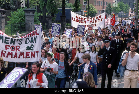 Manifestation à Londres 1992 Mayday Banque D'Images