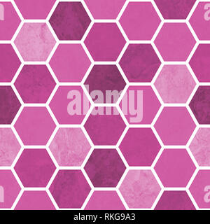 Une ruche transparente géométrique numérique multicolore motif nid d/- lorsqu'il est répété la tuile fait un modèle homogène. Banque D'Images