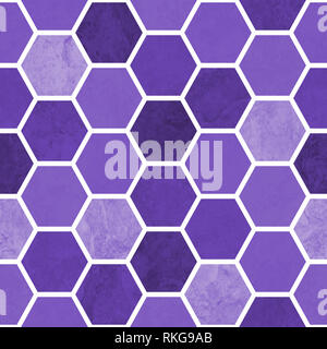 Une ruche transparente géométrique numérique multicolore motif nid d/- lorsqu'il est répété la tuile fait un modèle homogène. Banque D'Images