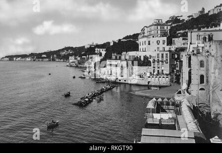 Cap de Posillipo, Naples, Campanie, Italie 1920 Banque D'Images