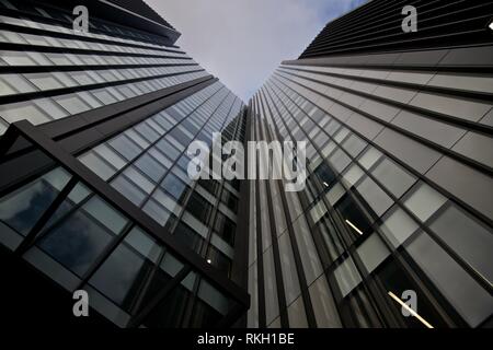 London square mile jonché de sky scrapers de verre Banque D'Images