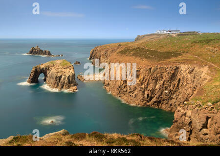 Land's End capturés dans Pordenack Point. Banque D'Images