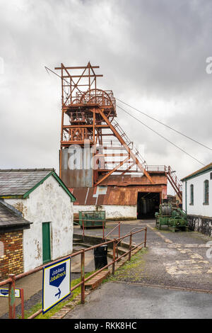 Big Pit National Coal Museum à Blaenavon, Pontypool, dans le sud du Pays de Galles, Royaume-Uni Banque D'Images