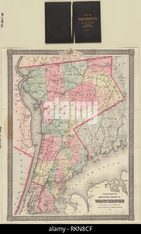 Colton's site du comté de Westchester Autre titre : Carte du comté de Westchester Autre titre : Carte du comté de Westchester. G. W. & C.B.