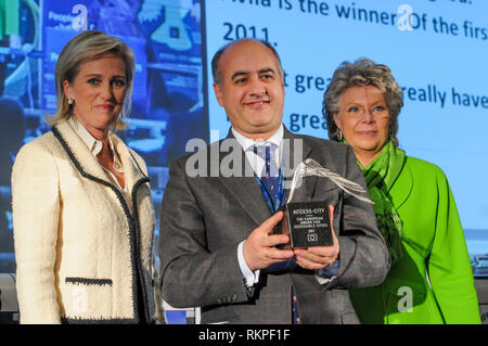 Journée européenne des personnes handicapées, Commission européenne, Bruxelles, le Belgoum Banque D'Images