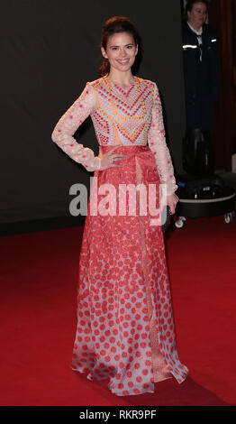 Hayley Atwell arrive pour le British Fashion Awards 2013 au London Coliseum Banque D'Images