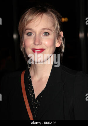 Le Théâtre National : 50 ans sur scène - La photo montre des arrivées : Hattie Morahan Banque D'Images